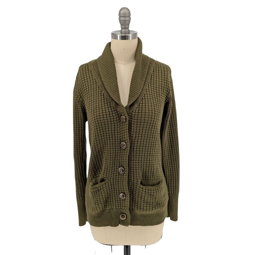 Urban Outfitters by Corpus Knit Cardigan Sweater Green Size XSmall hipster